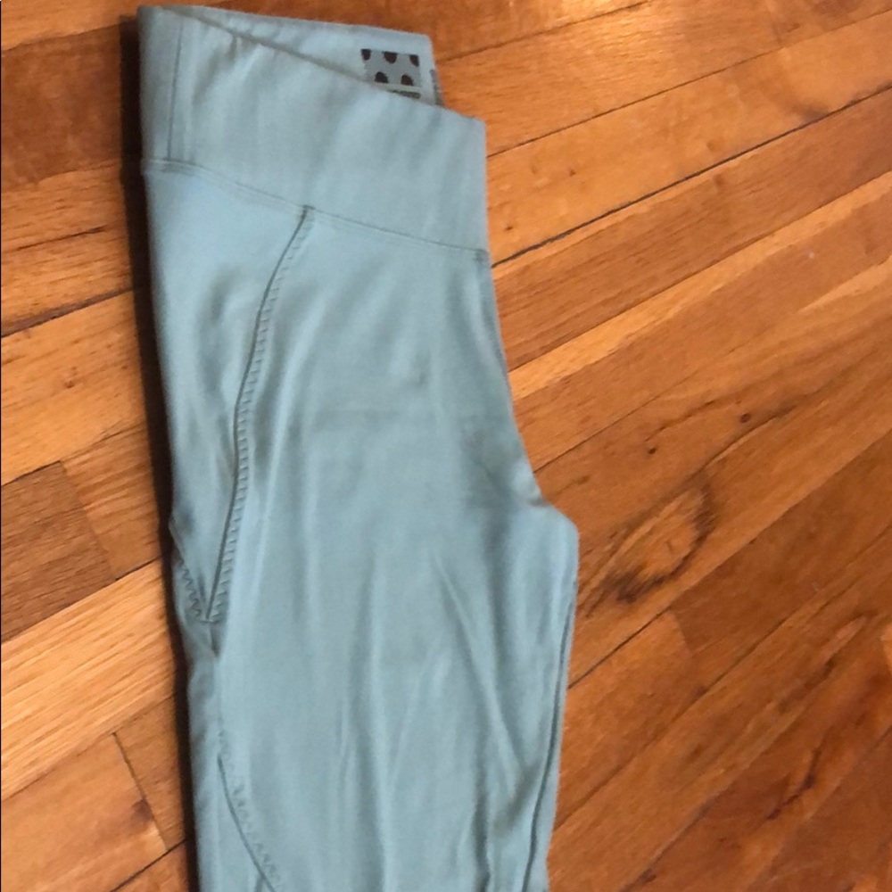 Green PINK leggings